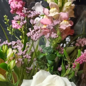 Lovely mom ! Pluk boeket met zachte tinten